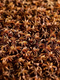 Superfood: Star anise, Illicium verum, A mass of star shaped