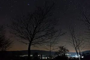 Starlit: Starlit Sky - above village in winter
