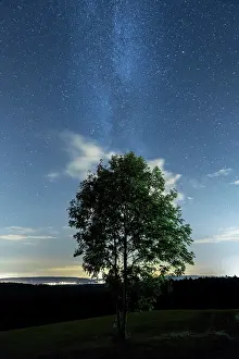 Starry: Starry sky with Milky Way at the Rebkap lookout