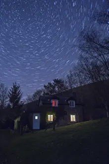 Stars: STARS, night sky, cottage in Mid Wales