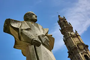 Antonio: Statue of Antonio Ferreira Gomes and the Clerigos