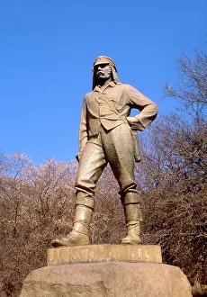 Discovered: The statue of David Livingstone beside the Victoria