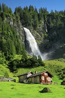 Hundred: Stcubifall, 100 m, Alp A sch, Uri, Switzerland, Europe