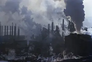 Stacks: Steel Mill Smoke Stacks