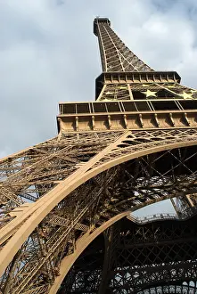 Steel: The steel structure of the Eiffel Tower