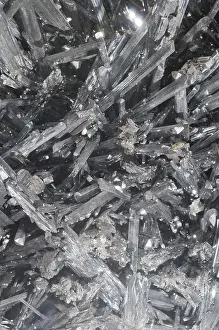 Orthorhombic: Stibnite
