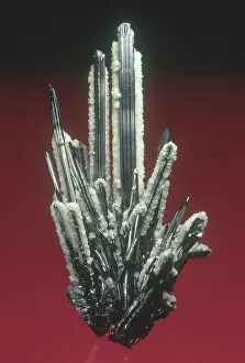 Luster: Stibnite with Quartz