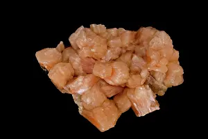 Hydrated: Stilbite - India - Hydrated sodium calcium aluminosilicate