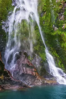 Polynesia: Stirling Falls, Milford Sound, Fiordland National Park