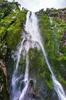 Polynesia: Stirling Falls, Milford Sound, Fiordland National Park