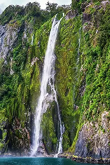 Polynesia: Stirling Falls, Milford Sound, Fiordland National Park