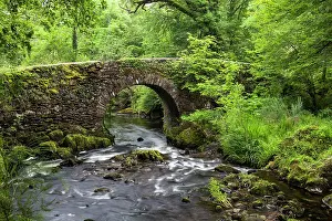 Cork: Stone bridge over a stream, near Glengarriff, County