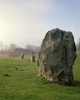 Wiltshire: Stones - originally erected 4500 years ago