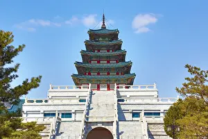 Storey: Five storey pagoda by the National Folk Museum at