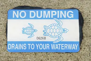 Dumping: Storm Drain Warning