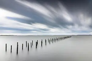 Expanse: Storm at Lake Dammer, jetty, weather, clouds, expanse