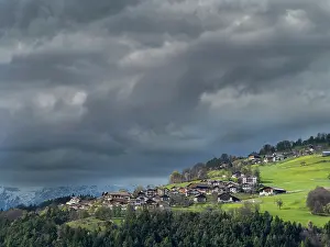 Menacing: Storm over Tschoegglberg, near the Moeltner