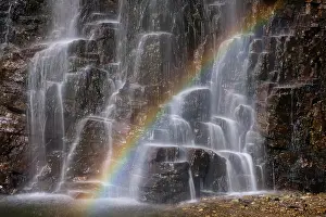Prismatic: Storulfossen Waterfall with Rainbow, Store Ula River