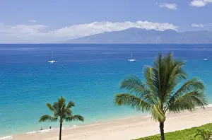 Ausblick: Strand von Kaanapali, Maui, Hawaii, USA | Kaanapali