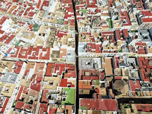 Street: Streets and rooftops in the town of Cádiz