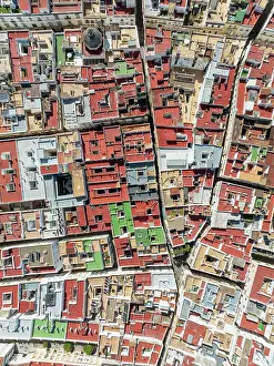 Street: Streets and rooftops in the town of Cádiz