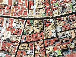 Street: Streets and rooftops in the town of Cádiz