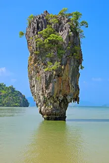 Steep: Striking rock formation on Khao Phing Kan Island