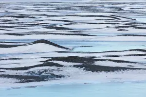Myrdal: Structure Ice Iceland Snow lava and ice in winter Icela