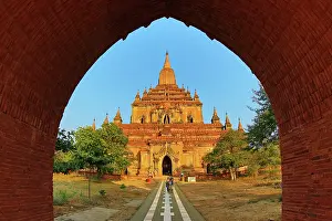 Pagodas: Sulamani Guphaya Temple Pagoda on the Plain of Bagan, Ba