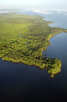 Sulu: Sulu Sea and rainforest on shore near Sandakan