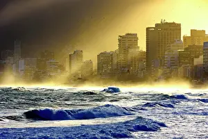 Opposite: Summer sunset at Ipanema beach in Rio de Janeiro