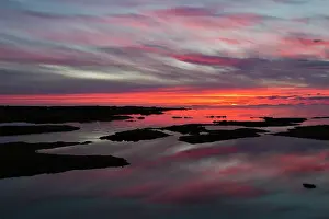 Reykjavik: Summer sunset near Reykjavik, Iceland