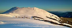 Buller: Summit of Mount Buller in winter. Mount Buller