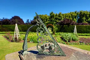 Howard: Sundial in the gardens of Castle Howard stately