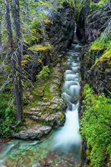 Baring: Sunrift Gorge in Glacier National Park