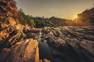 Australias: Sunrise Edith Falls in northern Australia