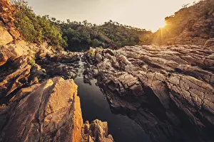 Waterfalls: Sunrise Edith Falls in northern Australia