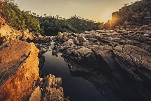 Waterfalls: Sunrise Edith Falls in northern Australia