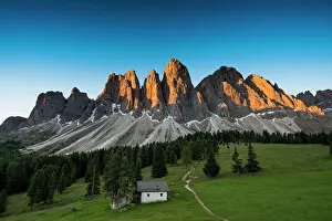 Odle: Sunrise, Glatschalm below the Geislerspitzen, Villn&, x1b3cf4