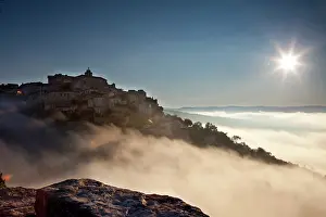 Hilltop: Sunrise over the hilltop village of Gordes