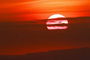 Temp: Sunrise from the Honheck, Vosges, France