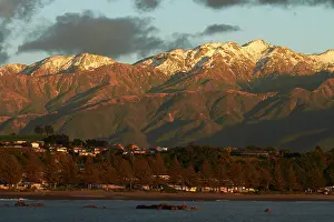 Kaikoura: Sunrise on Kaikoura and Seaward Kaikoura
