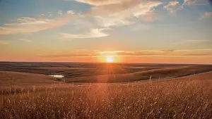 Flint: Sunrise in the Kansas Flint Hills