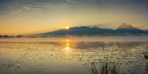 Foothills: Sunrise, Lake Hopfensee, near F&, x33ce5bac; Ostallg&, x4d6c;