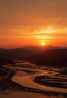Estuaries: Sunrise over the Mawddach Estuary August