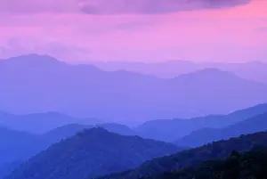 Ridges: SUNRISE - Predawn sky over mountain ridges