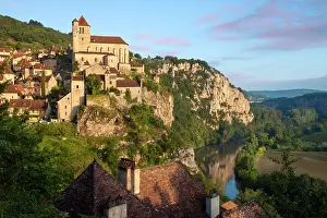 Hilltop: Sunrise over Saint-Cirq-Lapopie in the Lot
