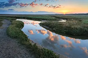 Texel: Sunrise at the Slufter Valley, The Netherlands