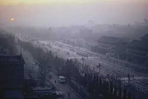 Peking: Sunrise Smog over Beijing