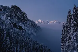 Allgau: Sunrise snow tour on the Tegelberg in the Allgau in Bavaria